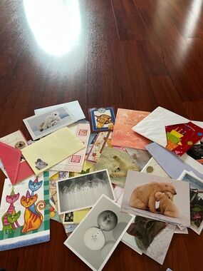 Assorted Greeting Card Lot - Colorful Designs with Animals